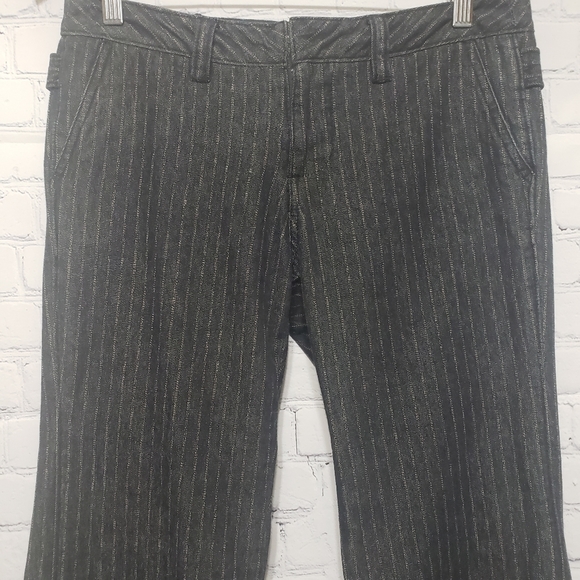 Free People Sz 6 Pinstripe Trousers- Alter… - Picture 12 of 15
